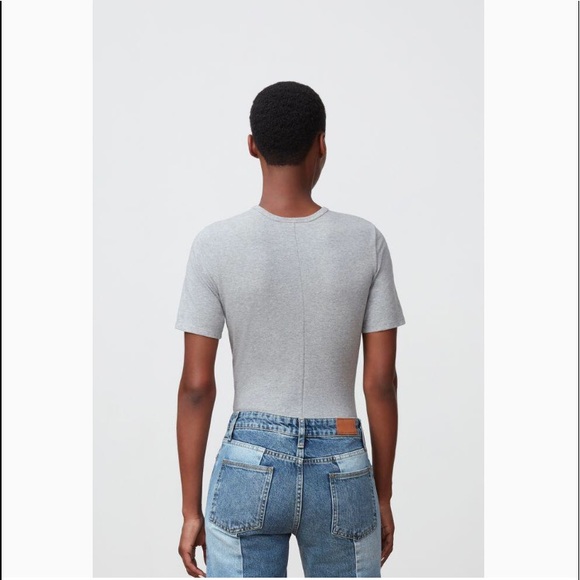 Women’s Fila Quinn Bodysuit in Grey - Picture 3 of 5